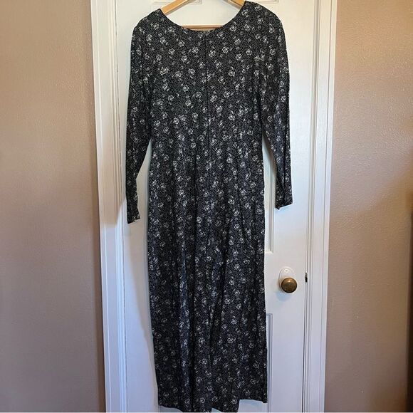 ADRIANJORDAN BLACK+WHITE ROSE AND POLKA DOT JUMPSUIT - Picture 6 of 15